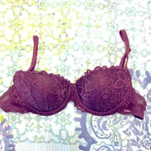 Pink Victoria Secret Date Push-Up Bra purple 36C